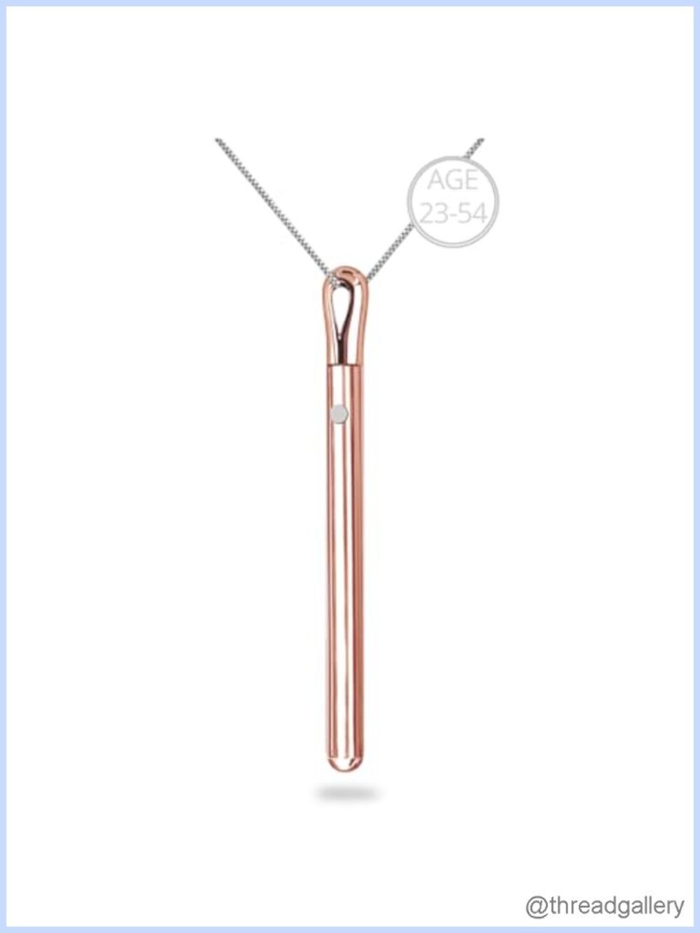 23.6" Stainless Steel Long Pendant Necklace for Women Layered Dainty